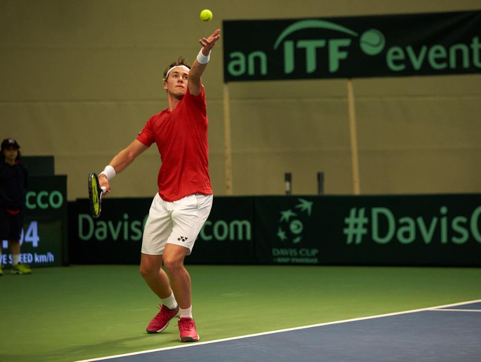 Bilder fra Davis cup Norge - Danmark