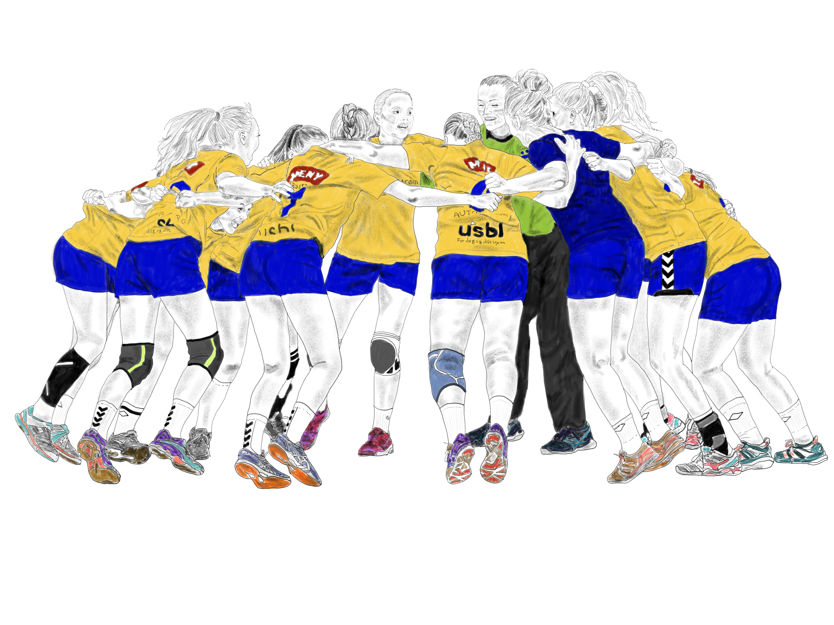 Illustrasjoner av laget