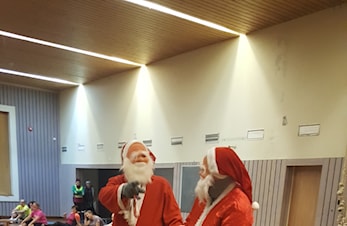 2017.12.19 Trening med julenisse