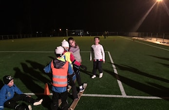 Kveldsmat etter skitrening