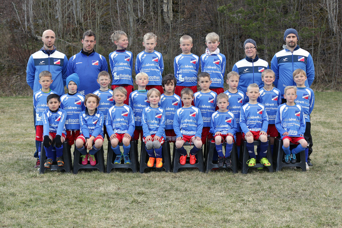 Fotball, lag, våren 2016