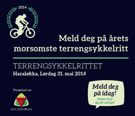 Terrengsykkelrittet: Østmarka i Oslo, lørdag 31.mai 2014