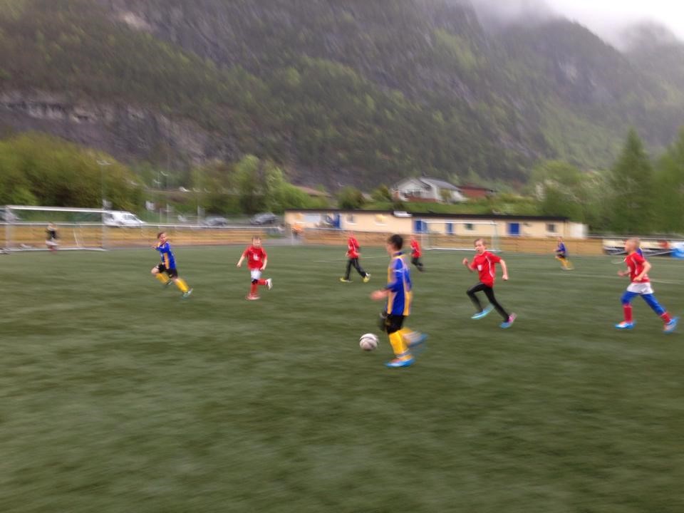 Årets første seriekamp for Vågstranda G11
