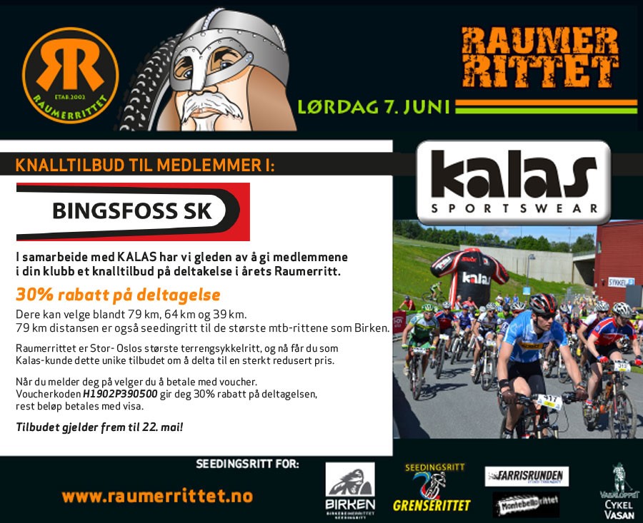 Rabatt på Raumerrittet