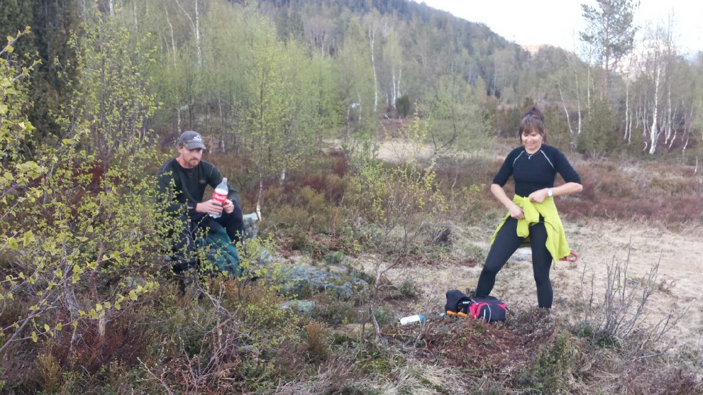 Trimgruppa ryddet stien til Haugasetra
