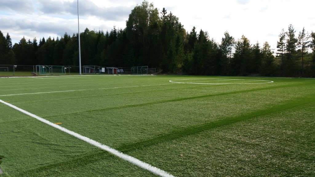 Kunstgressbanen nærmer seg ferdigstillelse!