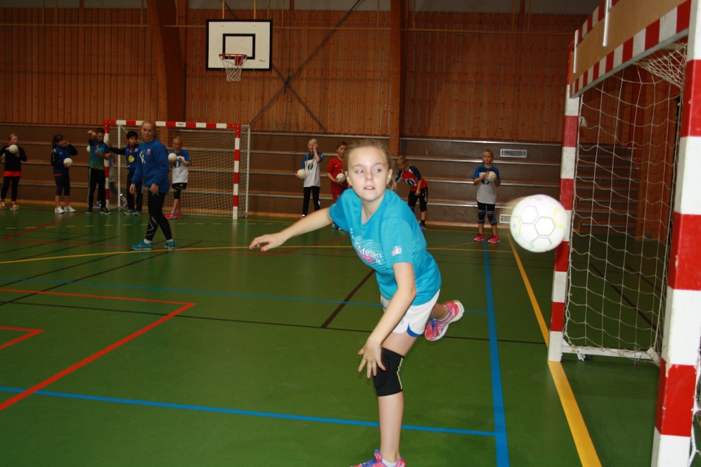 Stor oppslutning om håndballskolen i vinterferien