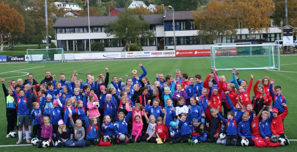 Flott avslutning på Tine-Fotballskule!