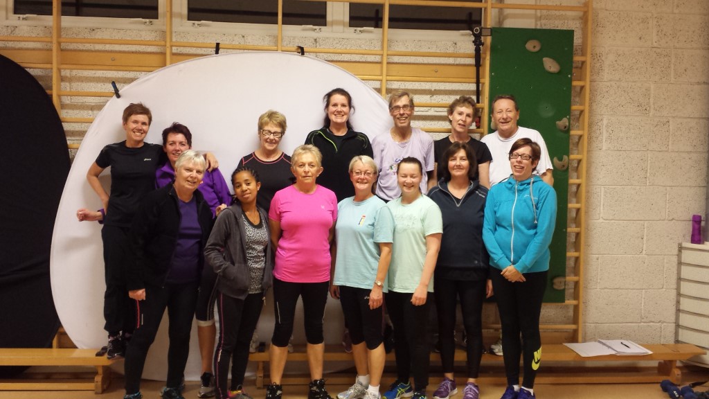 Fornøyde aerobic-trimmere