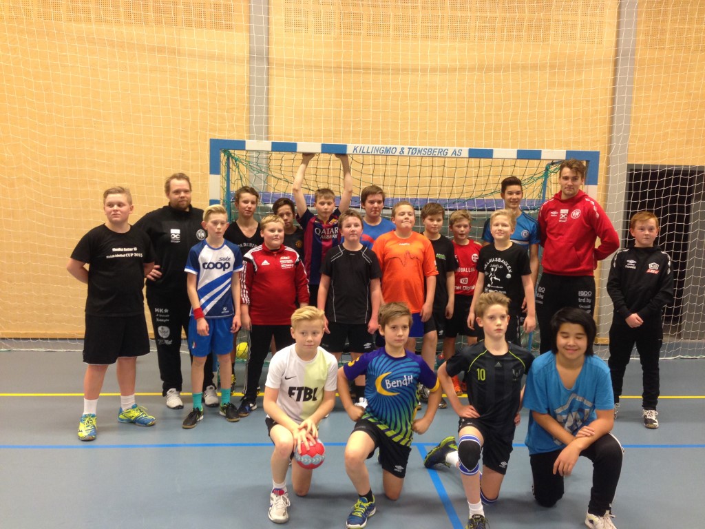 Fornøyde gutter på trening!