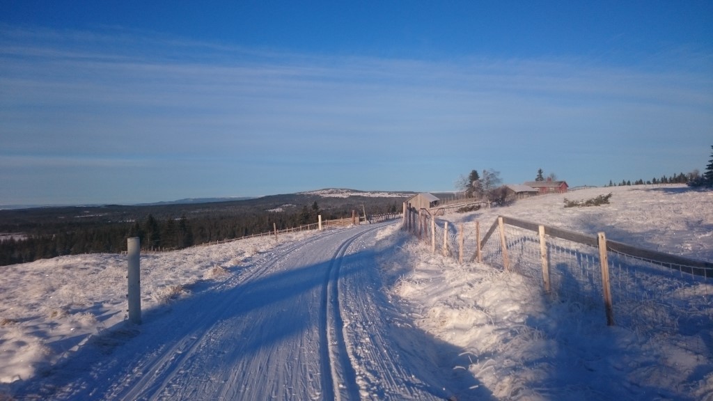 Ventetiden er over. Vi trener på snø