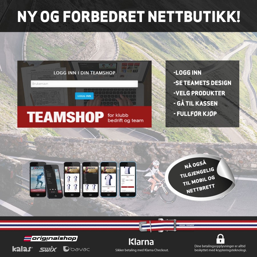 Ny, forenklet nettbutikk nå åpen til 31/3