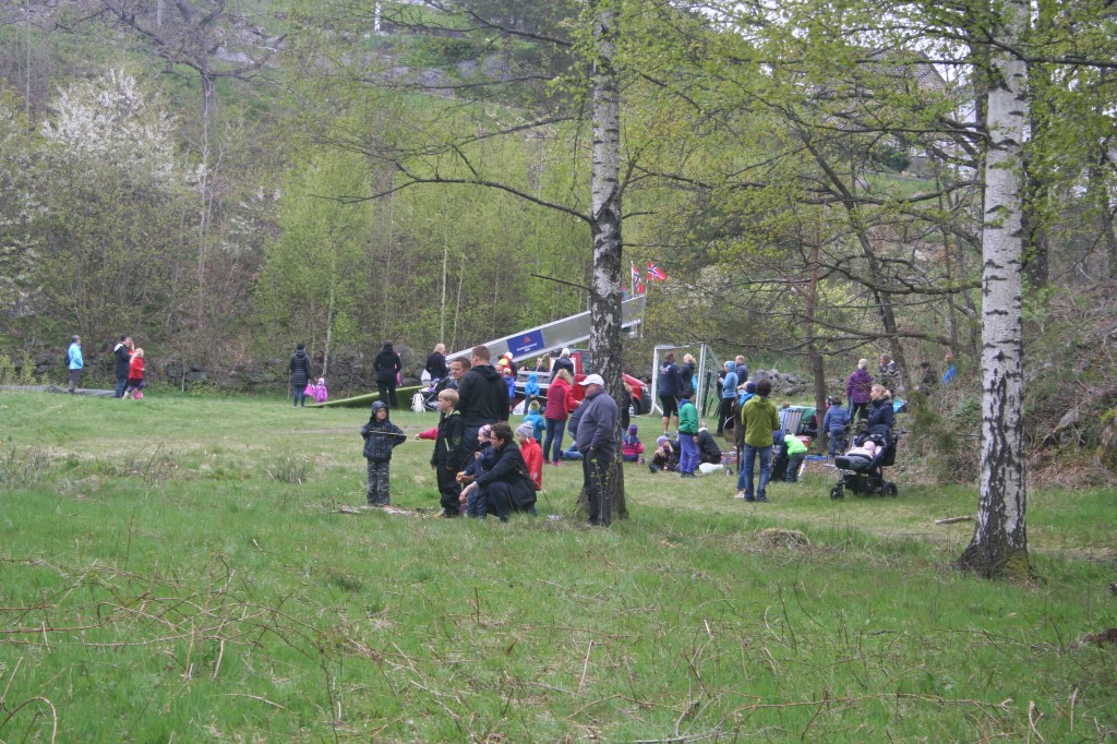 Stor iver blant de yngste i memO- løypa ved sommeravslutningen til barneidretten