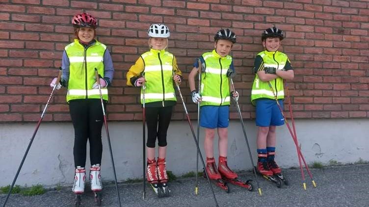 Gøy på rulleski