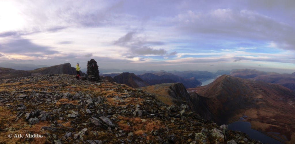 Myrkevasstinden 1131 m.o.h.