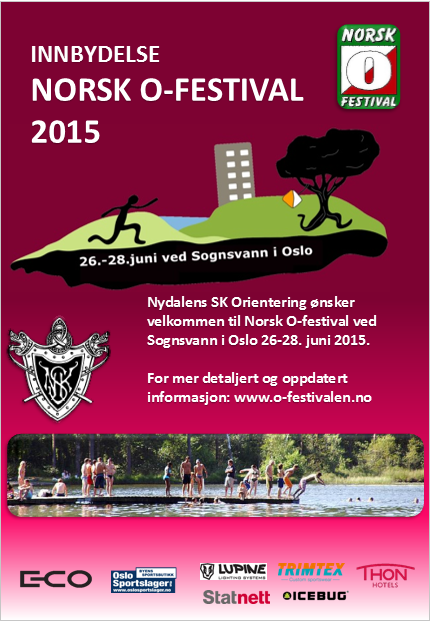 Bli med på Norsk o-festival