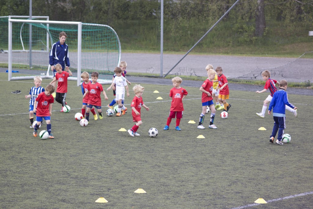 Fine fotballdager på Korsvollbanen