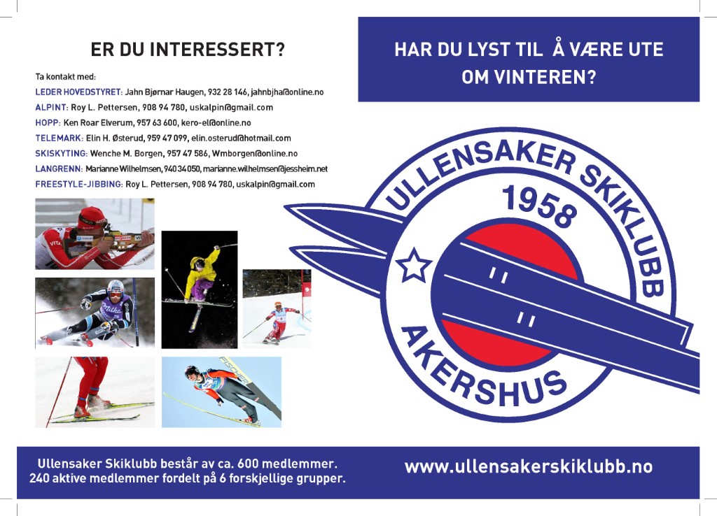 Info fra Ullensaker Skiklubb