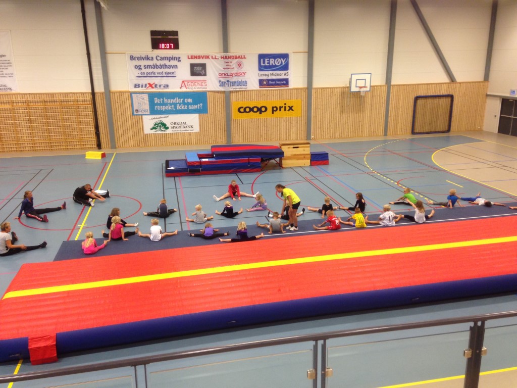Første turn-trening vel overstått!