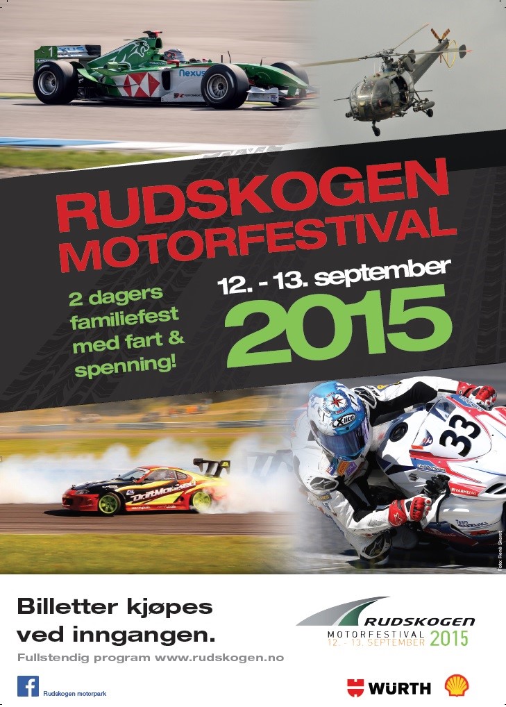 RUDSKOGEN MOTORFESTIVAL MED NM-FINALE I SUPERBIKE