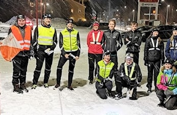 Vintertrening - O-løp fra Melhushallen