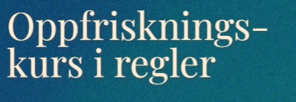 Oppfriskningskurs i fekteregler