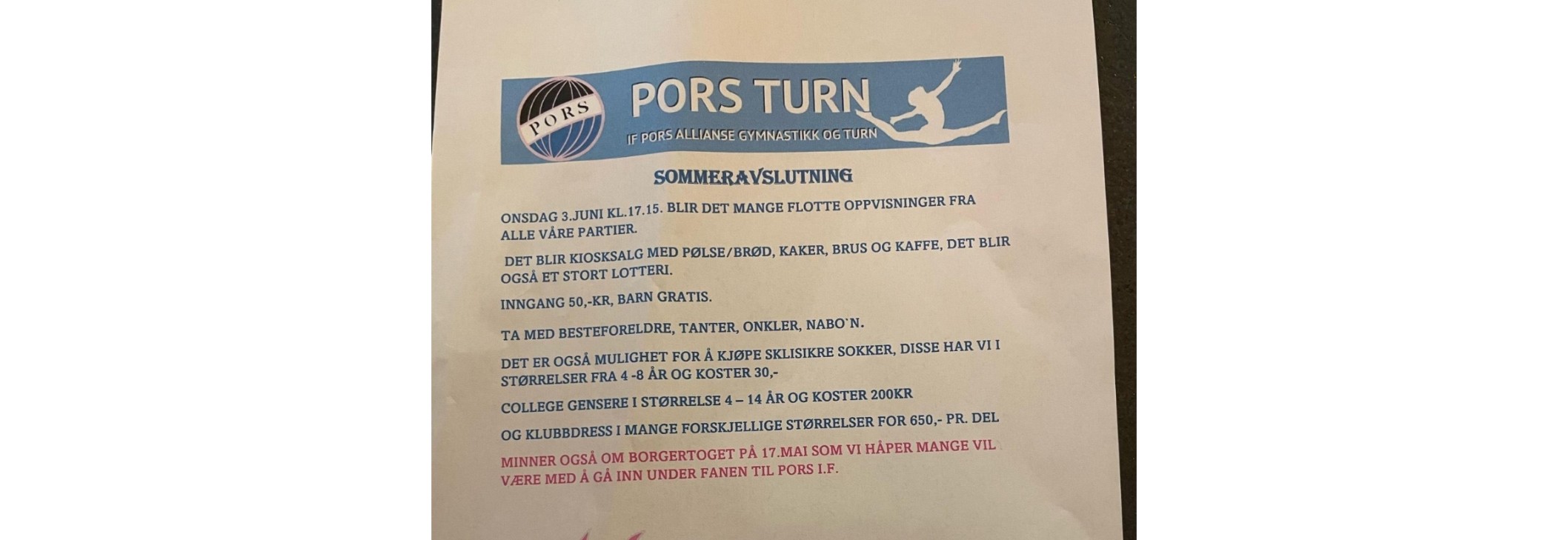 Sommeravslutning!
