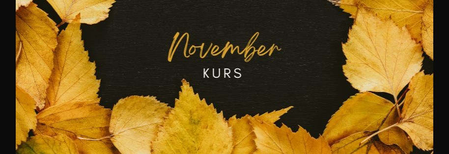 November-kurs på banen!