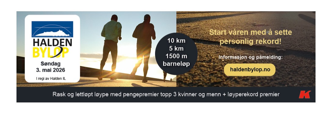Halden Byløp 2026 3 mai