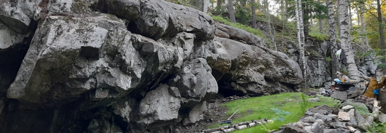 Outdoor bouldering at Tokerud