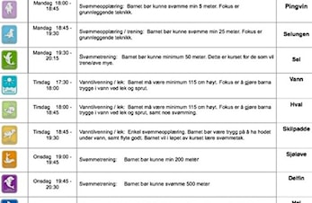 AFSK Svømmekurs sesong 25/26 starter i uke 41