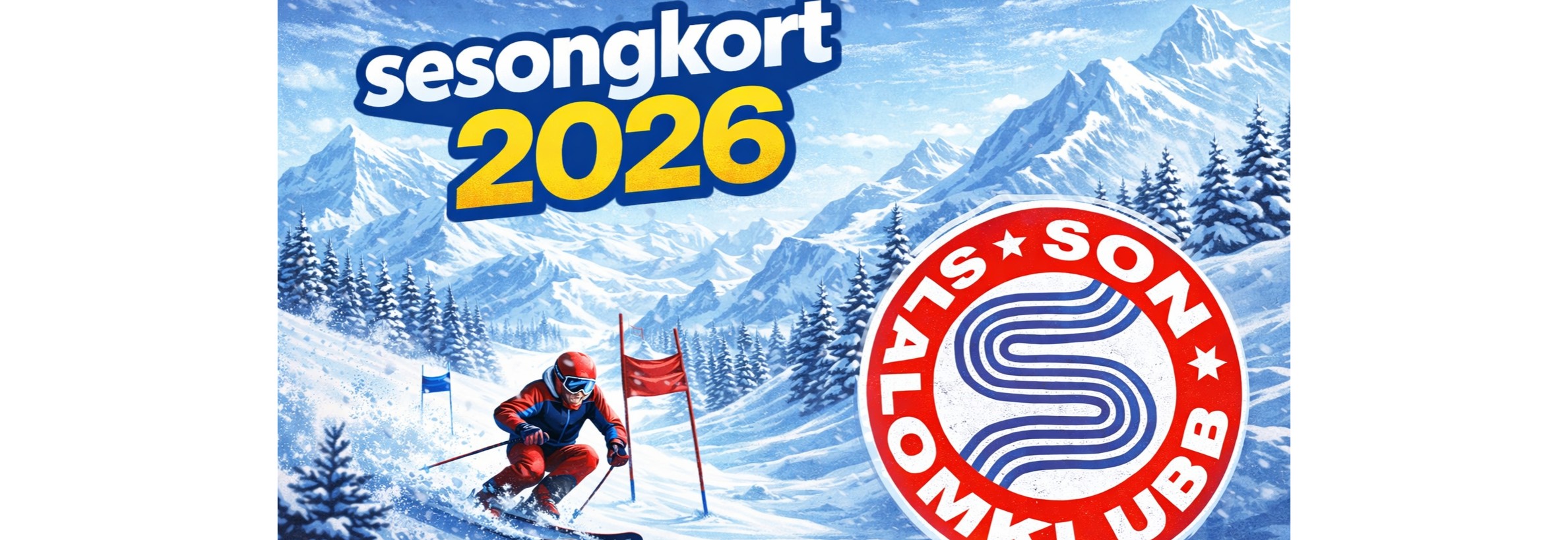 SESONGKORT 2026 SON SLALOMKLUBB