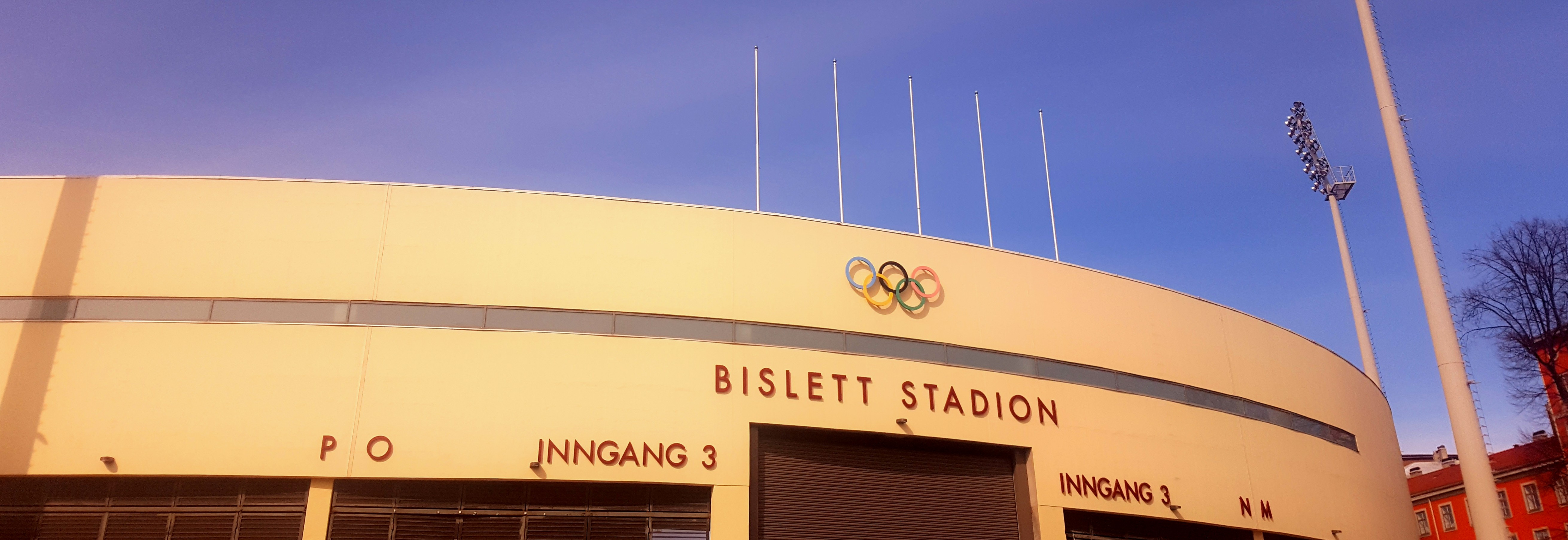 Intervalltrening på Bislett Stadion