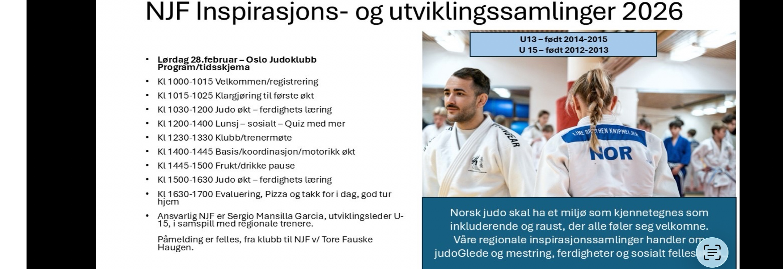 NJF inspirasjons- og utviklingssamling