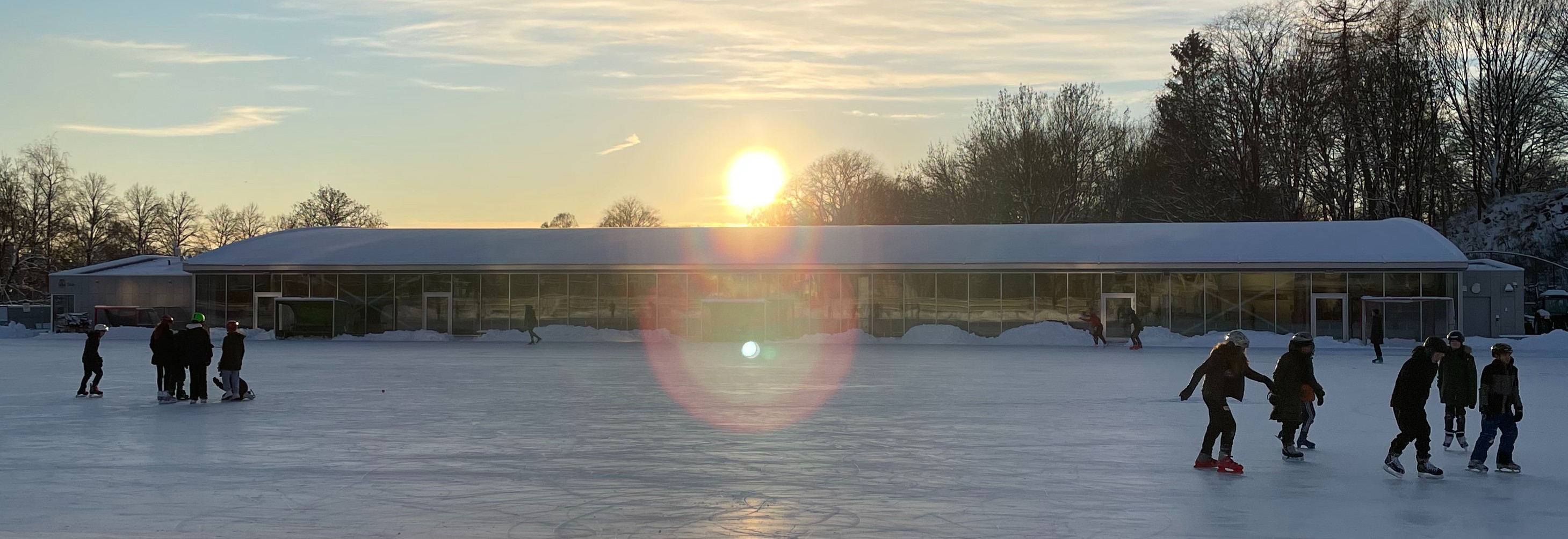 Skøyter på Frogner stadion / Ice skating at Frogner stadion