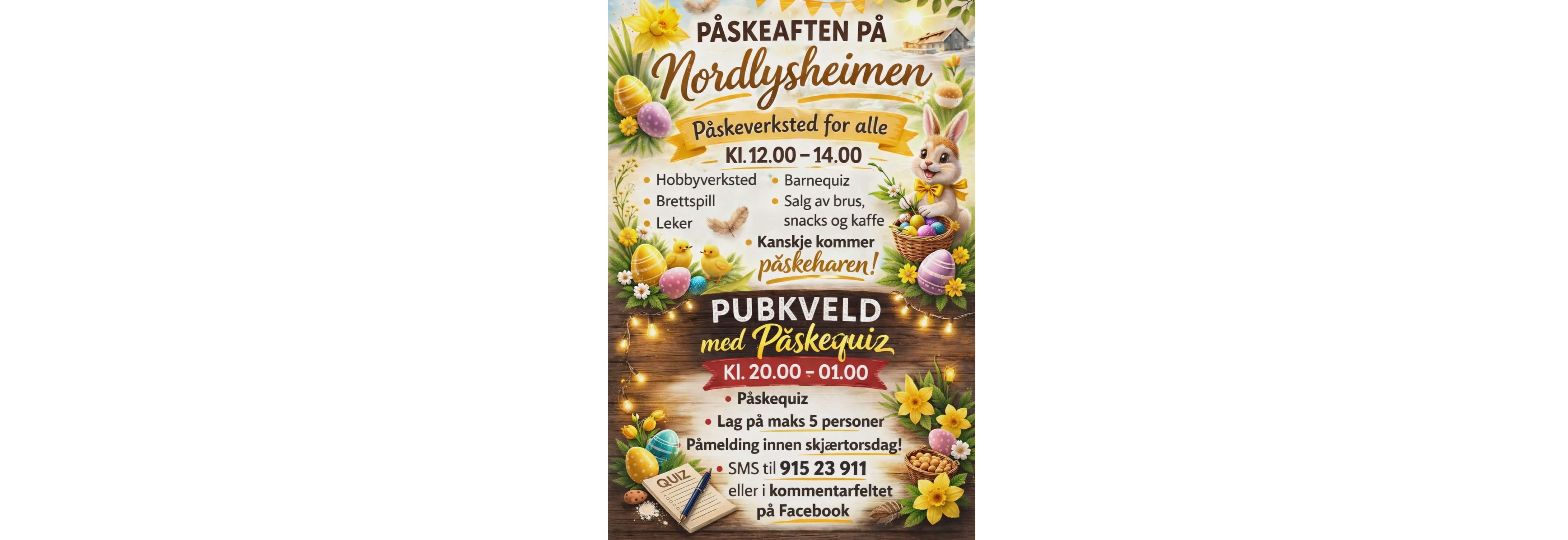 Påskeverksted og Påskequiz