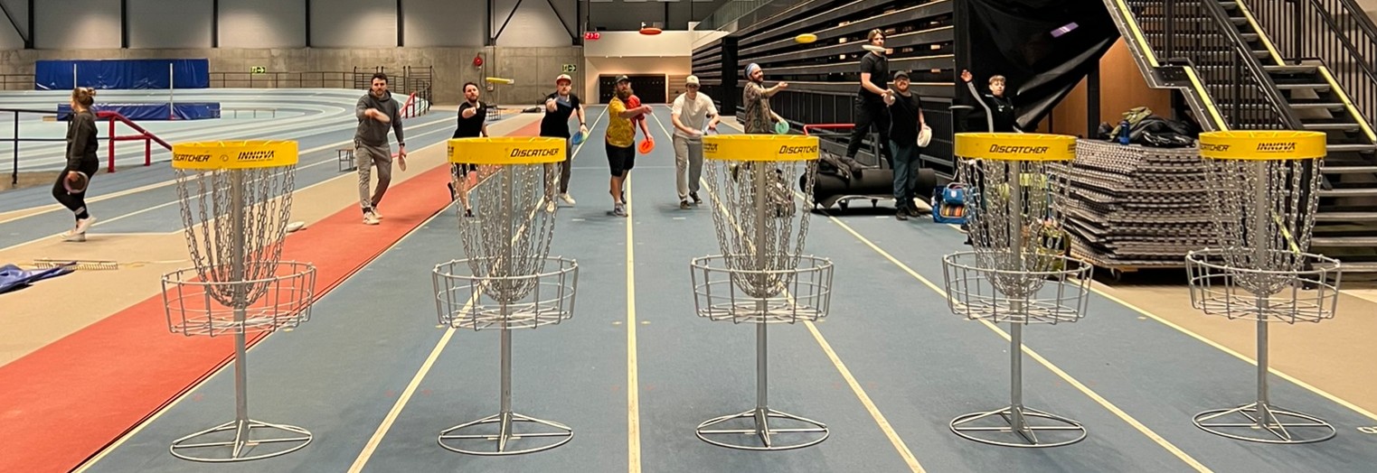 Frisbeegolf - onsdagstrening