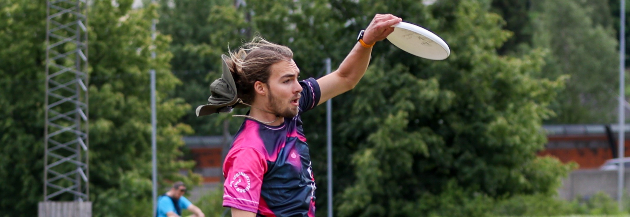 Ultimate frisbee-trening på Kalvøya