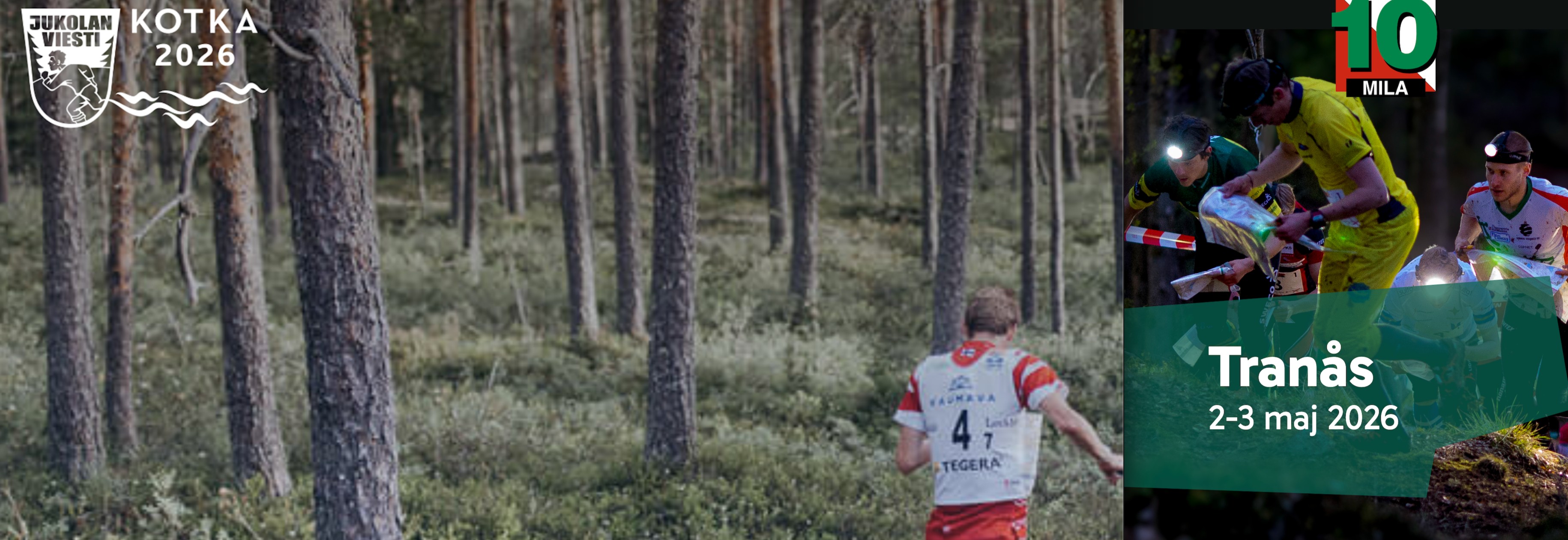 Image for 10Mila og Jukola 2026 - interessepåmelding stafetter