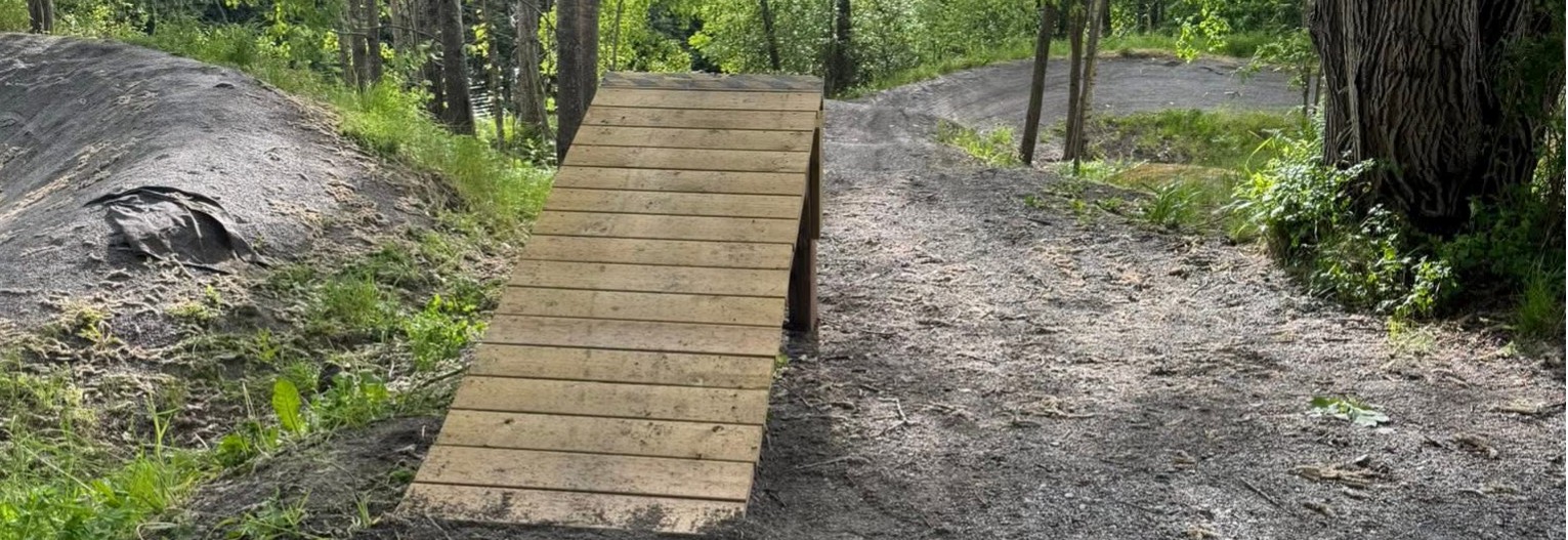 Dugnad i sykkelparken i Rognebærlia