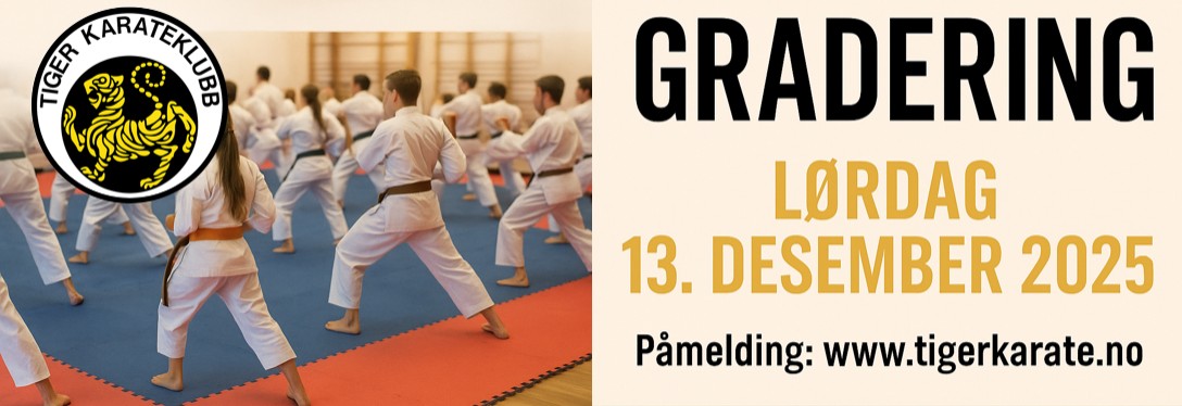 Gradering for Barn med gult, orange med og uten stripe, og grønt med stripe