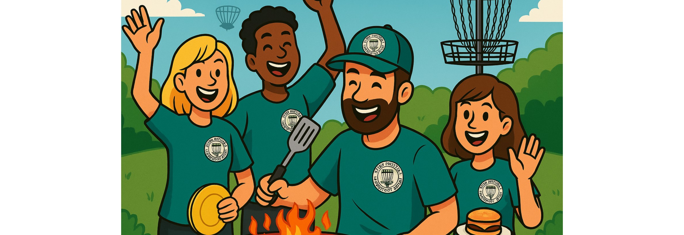 Grillfest for frivillige og deltagere av klubbtur