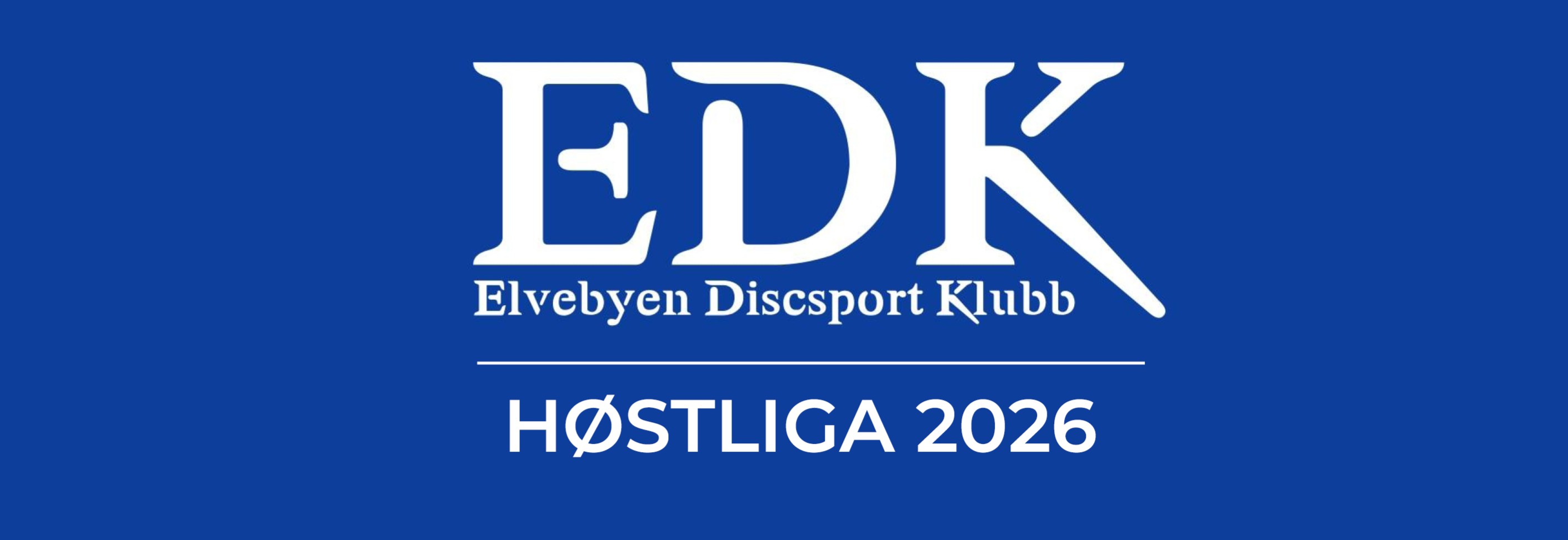EDK Høstliga 2026