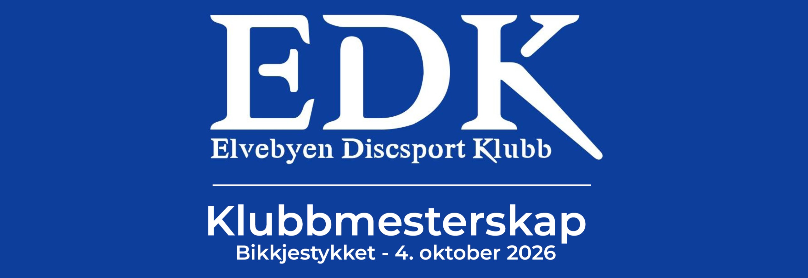 EDK Klubbmesterskap 2026