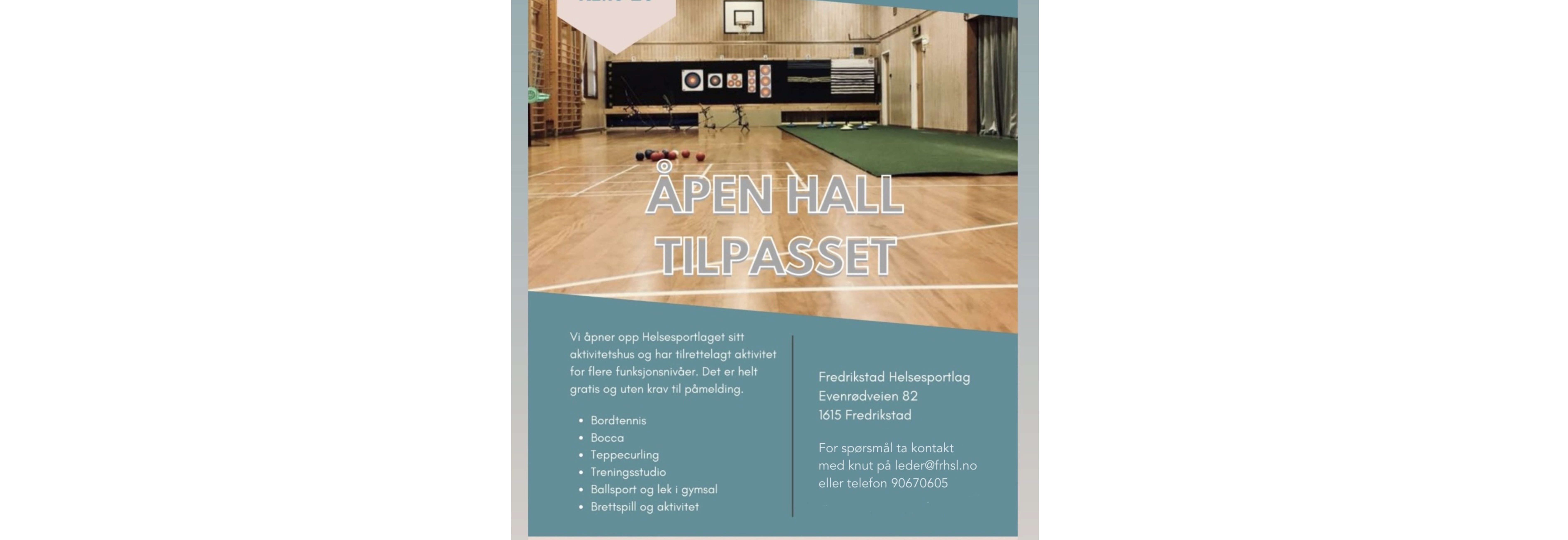 Åpen hall/åpent kjøkken