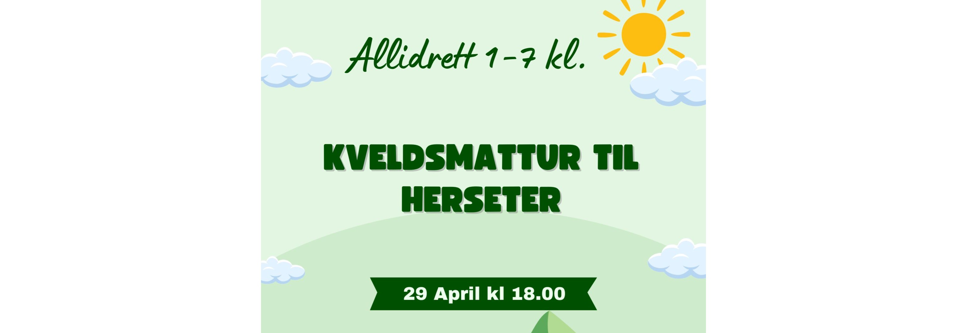 Kveldsmattur til Herseter
