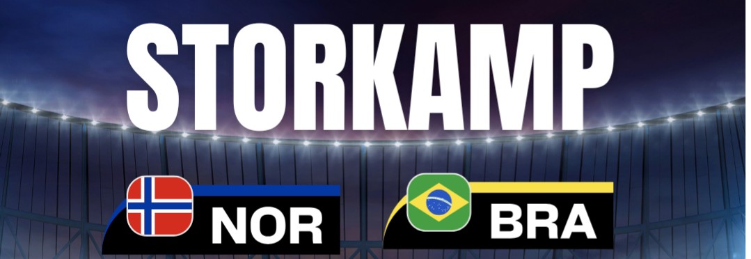 Storkamp på storskjerm