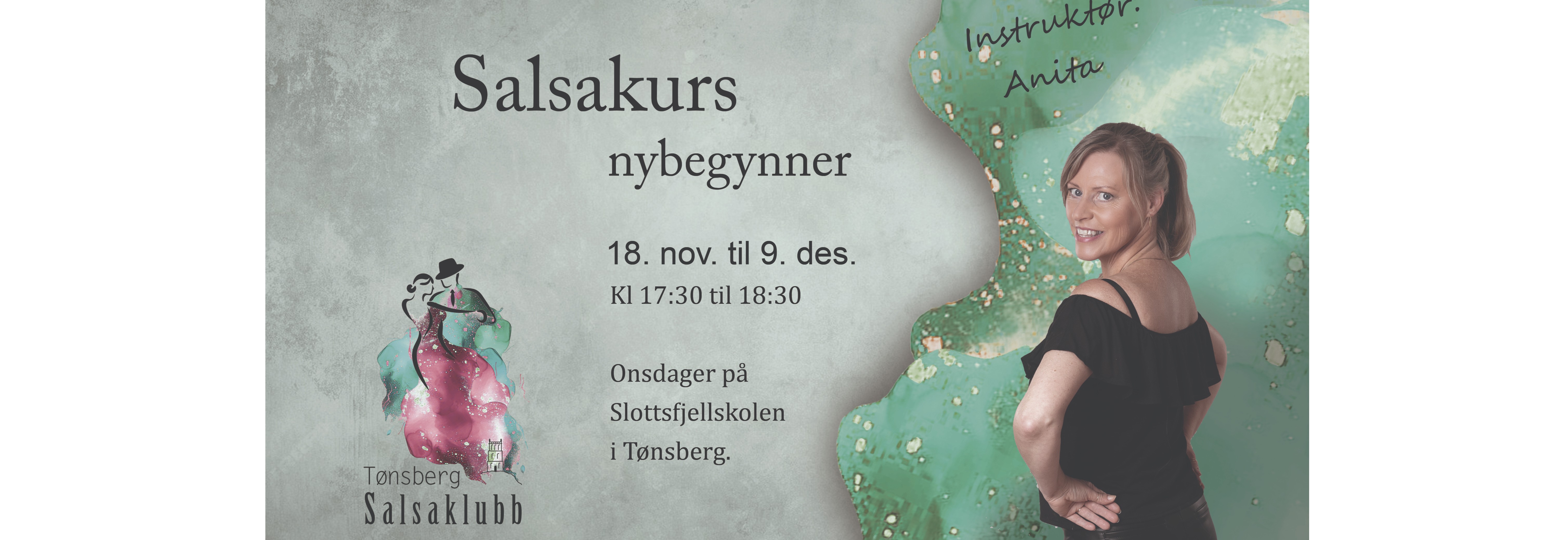 Salsa nybegynner kurs (4u) - Anita