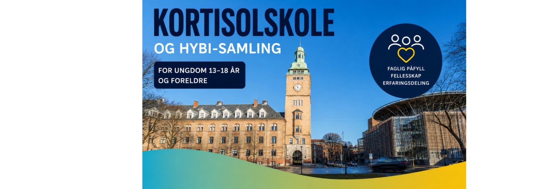 Kortisolskole er for ungdommer mellom 14–18 år, samt deres foreldre