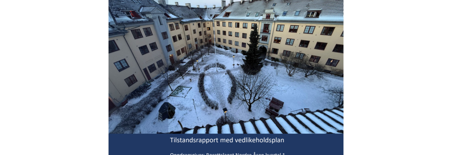 Beboermøte - vedlikeholdsplan